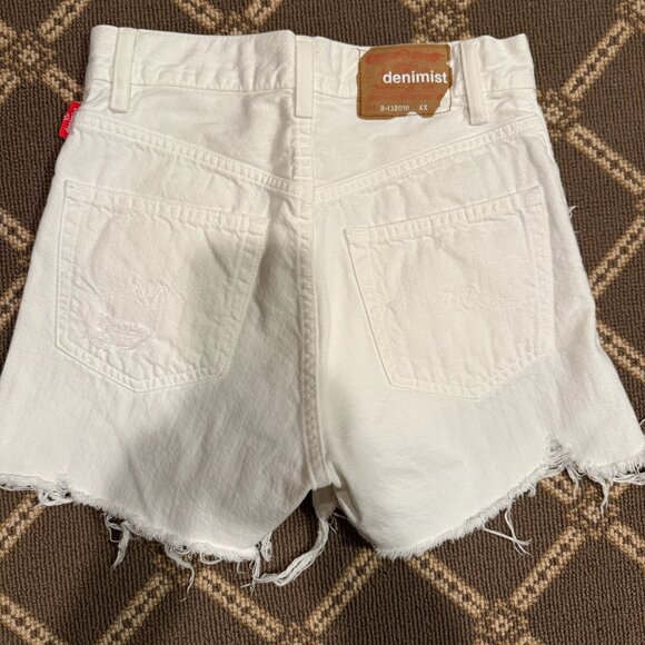 Denimist White Denim Jean Shorts Size 25 - Picture 2 of 3